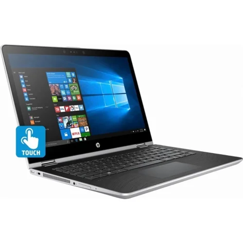 لپ تاپ HP laptop i3-8130U-8DDR4-128G SSD-500G HDD-UHD 620-14 FHD-TOUCH 360