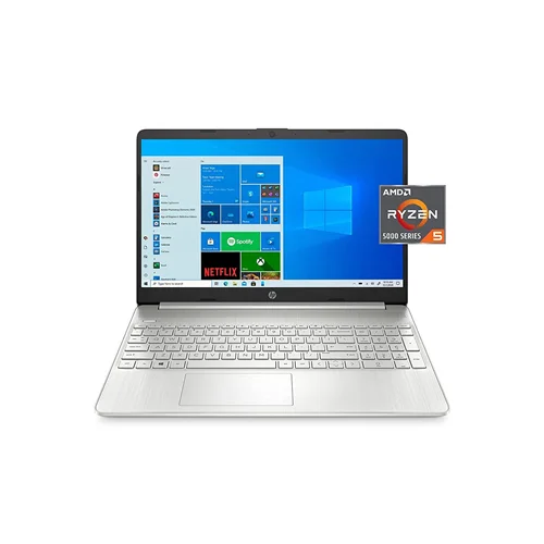 لپ تاپ HP laptop RYZEN5-5500-8DDR4-256G-RADEON -15.6HD-TOUCH
