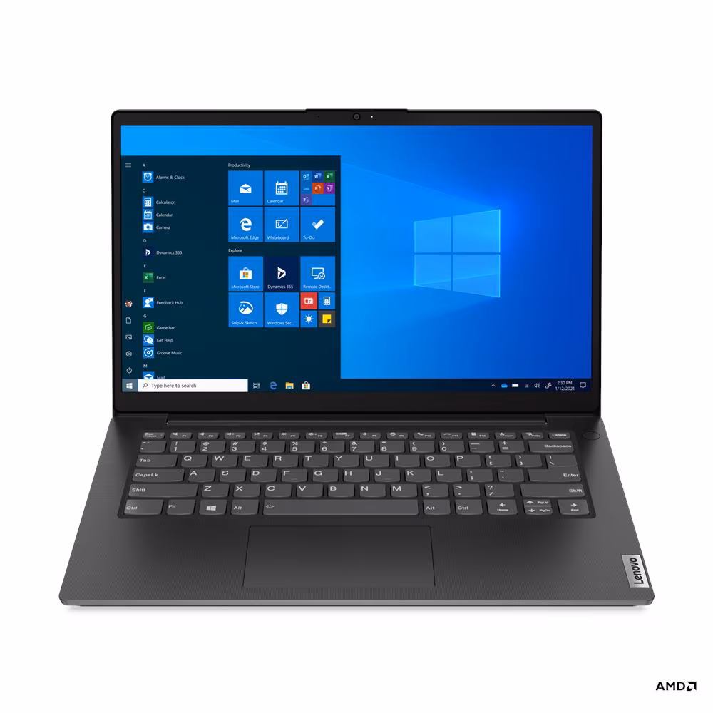 لپ تاپ LENOVO v14 Ryzen 5 5500u/8GB/256GB/14" FHD