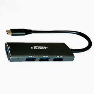 هاب 4 پورت Type-Cبدنه فلزی USB 3.0 دی نت D-NET DT-430