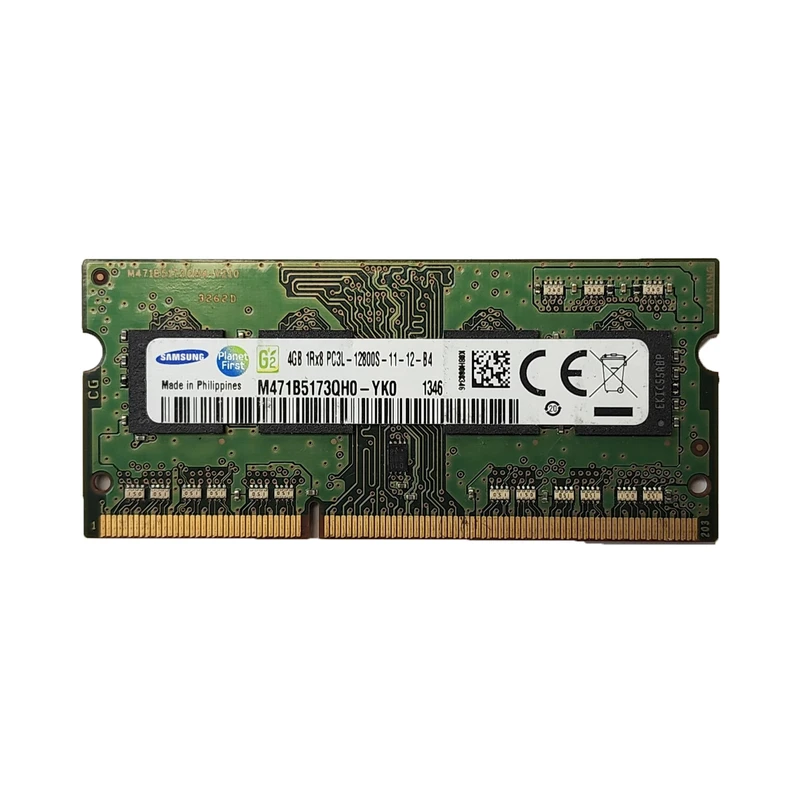 رم لپ تاپ سامسونگ 1600 مگاهرتز Ram Samsung PC3L DDR3 4GB مدل 12800s