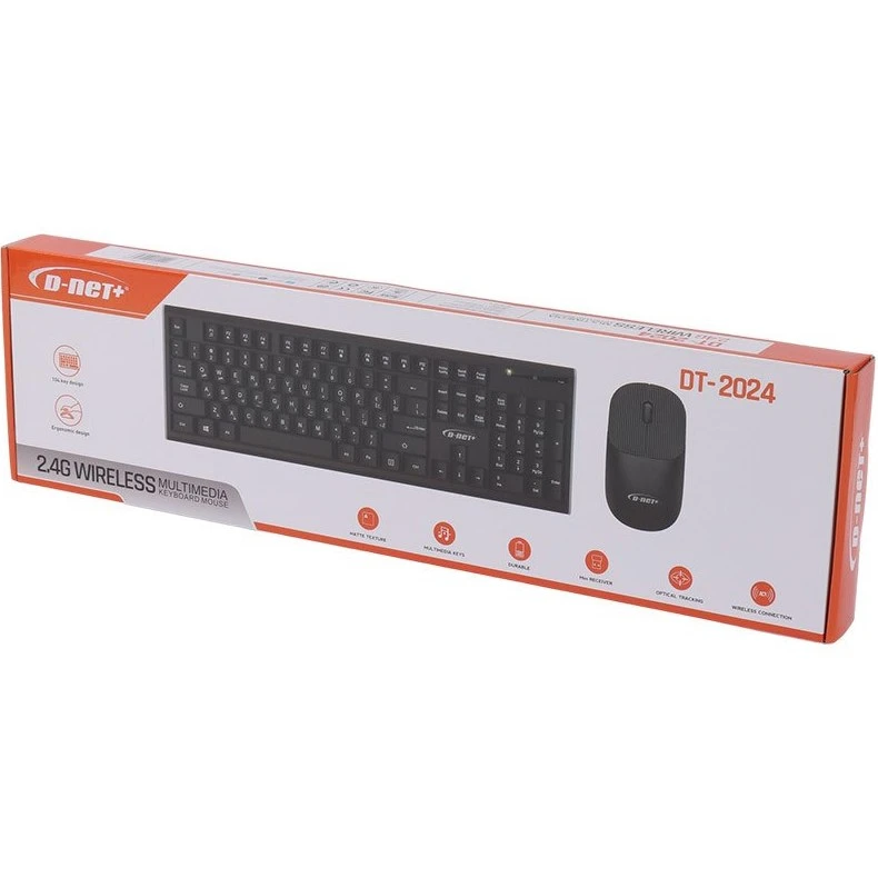 کیبورد و ماوس بی سیم دی-نت D-NET DT-2024